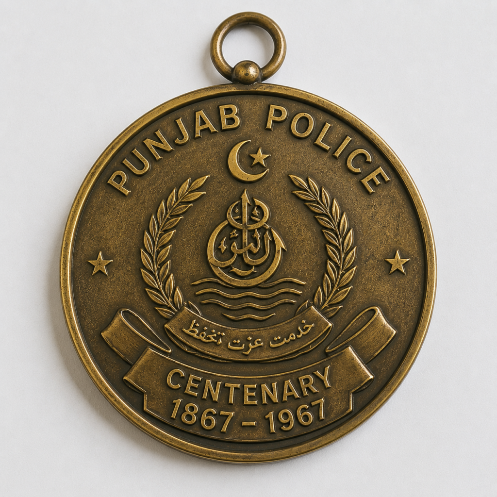 Punjab Police Centenary commemorative medal