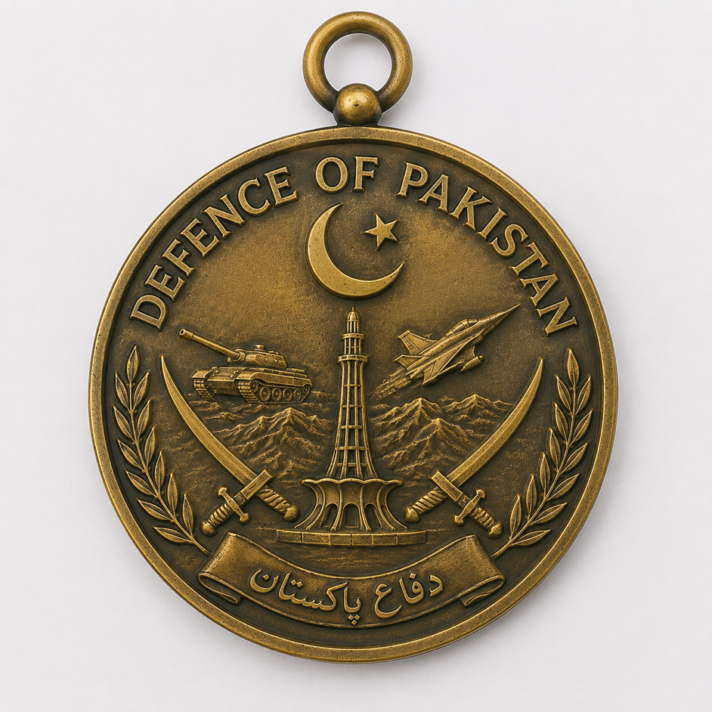 Pakistan Defence commemorative medal.